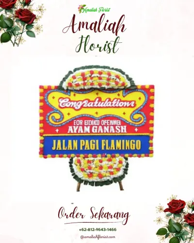 Bunga Papan Congratulation di Duren